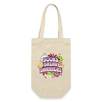 Retro Sentence Learning Reading Teacher - Gift Bag for Bottles - nature - Front