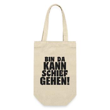 I'm there can go wrong funny humor saying - Gift Bag for Bottles - nature - Front