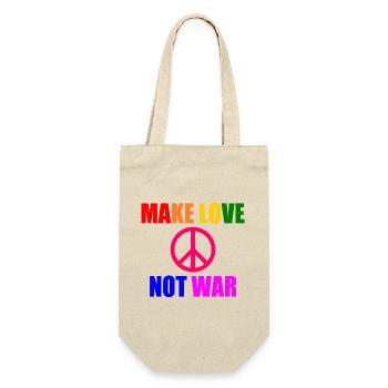 Make love not war - Gift Bag for Bottles - nature - Front