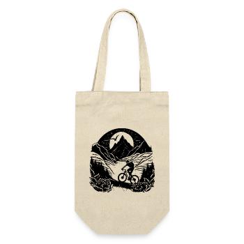 mountain bike, bicycle, bike, cyclist, mountains - Gift Bag for Bottles - nature - Front