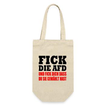 Fuck the AfD - Gift Bag for Bottles - nature - Front