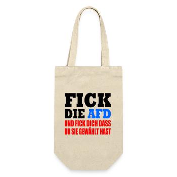 Fuck the AfD - Gift Bag for Bottles - nature - Front