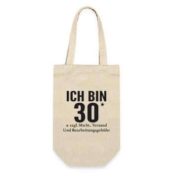 I'm 30+ funny saying for cool people - Gift Bag for Bottles - nature - Front