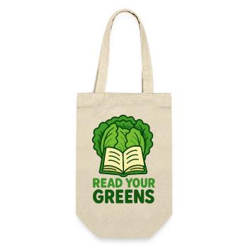 Lisez vos verts - Sac à bouteille - nature - Devant