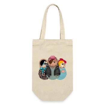Matryoshka Trio: Sveta Juna Jayne - Gift Bag for Bottles - nature - Front