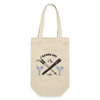 Après Ski Cocktails Motif - Gift Bag for Bottles - nature - Front