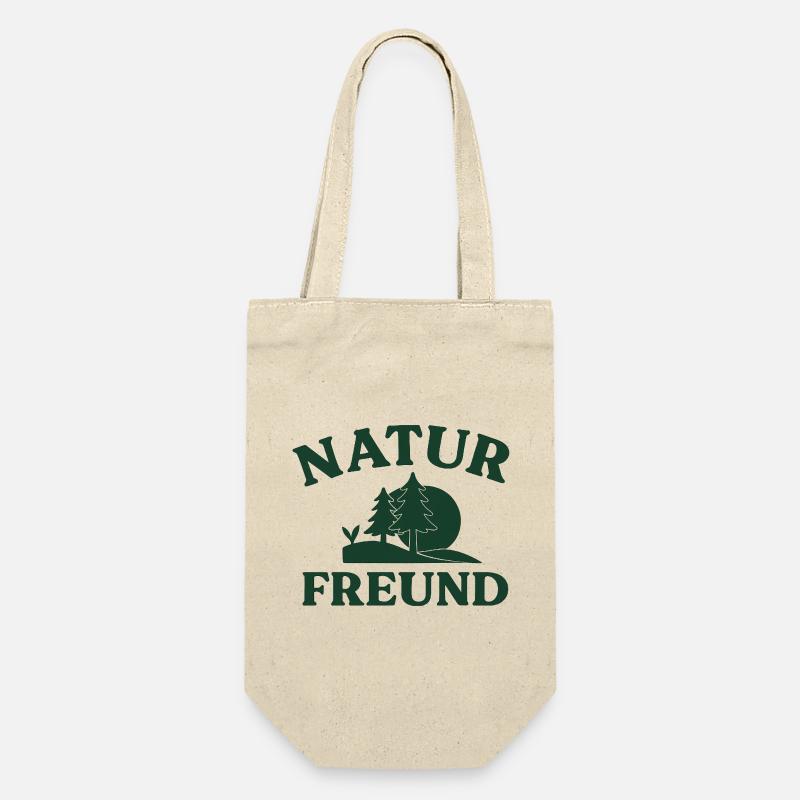Naturfreund - Geschenkbeutel für Flaschen - Natur