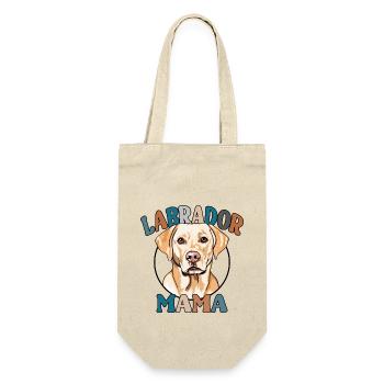 Labrador Mom Dogs Dog Labbi Wilsigns - Gift Bag for Bottles - nature - Front