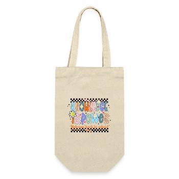 Back to School - Gift Bag for Bottles - nature - Front