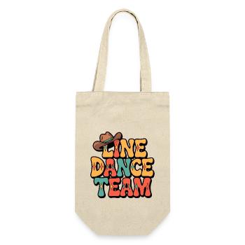 Groupe de danse en ligne Danse familiale en équipe - Sac à bouteille - nature - Devant