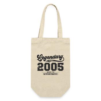 Légendaire depuis 2005 Cadeau d’anniversaire vintage - Sac à bouteille - nature - Devant