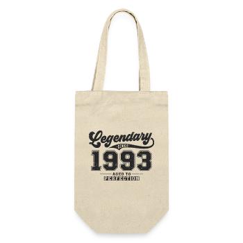 Légendaire depuis 1993 Cadeau d’anniversaire vintage - Sac à bouteille - nature - Devant