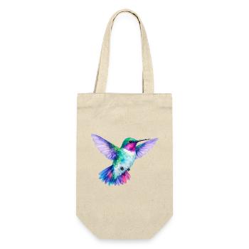 Colibri arc-en-ciel aquarelle - Sac à bouteille - nature - Devant