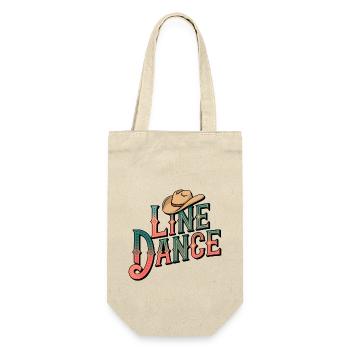 Line dancing my hobby - my passion - my thing - Gift Bag for Bottles - nature - Front