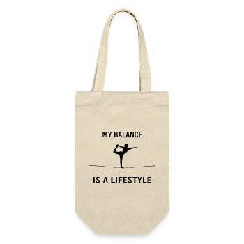 My Balance is a Lifestyle - Gift Bag for Bottles - nature - Front