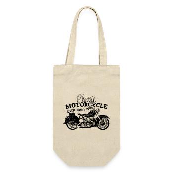 Rétro des années 1950 Moto Motard Anniversaire des années 1950 - Sac à bouteille - nature - Devant