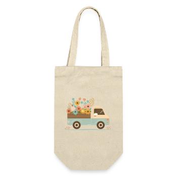 PickUp a flower 1 - Gift Bag for Bottles - nature - Front