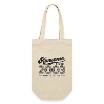 Grand depuis 2003 Cadeau d’anniversaire vintage - Sac à bouteille - nature - Devant