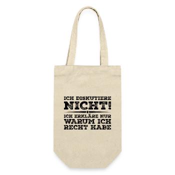 I'm Not Arguing - Geschenkbeutel für Flaschen - Natur - Vorne