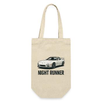 Night Runner Sports Car - Gift Bag for Bottles - nature - Front