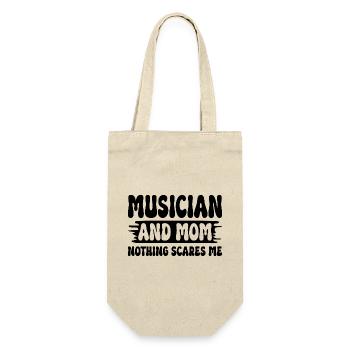 Mother musician and mother nothing scares me - Gift Bag for Bottles - nature - Front