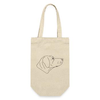 Rhodesian Ridgeback - Geschenkbeutel für Flaschen - Natur - Vorne