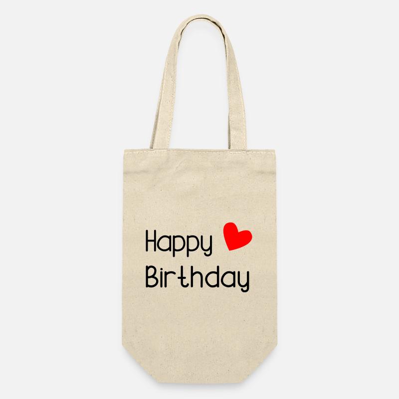 HAPPY BIRTHDAY - Sac à bouteille - nature