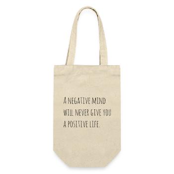 Dicton motivationnel anglais - Sac à bouteille - nature - Devant