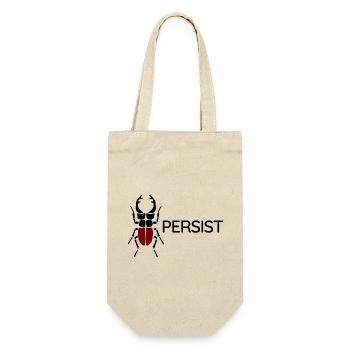 Hirschkäfer – Persist - Geschenkbeutel für Flaschen - Natur - Vorne