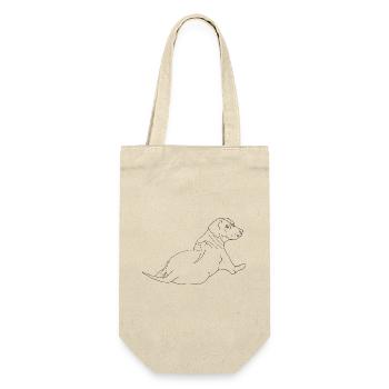 Rhodesian Ridgeback - Geschenkbeutel für Flaschen - Natur - Vorne