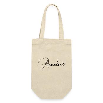 Annelie Surname First Name Girl - Gift Bag for Bottles - nature - Front