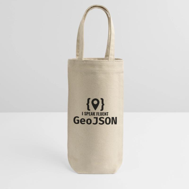 GeoJSON Developer Coder Programmer GIS Mapping Gift Bag for Bottles