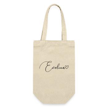 Evelina Nom Prénom Fille - Sac à bouteille - nature - Devant