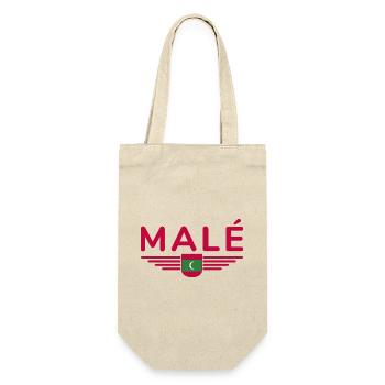 Malé fans: Stylish clothing - Gift Bag for Bottles - nature - Front
