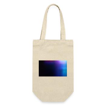 Black Lights19 - Geschenkbeutel für Flaschen - Natur - Vorne