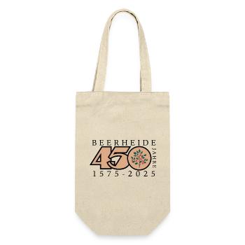 450 Jahre Beerheide - Geschenkbeutel für Flaschen - Natur - Vorne