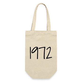 1972 Rétro Style 1972 Anniversaire 1972 Vintage - Sac à bouteille - nature - Devant