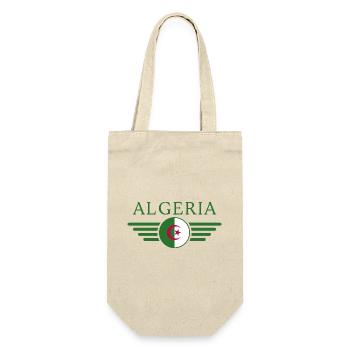 I Love Algeria, Elegance Style Design T-Shirt - Gift Bag for Bottles - nature - Front