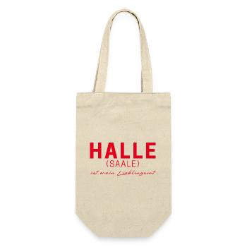 Halle (Saale) T-Shirt – For fans &amp; love of homeland - Gift Bag for Bottles - nature - Front