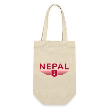 Nepal Design – Himalayan Adventure - Gift Bag for Bottles - nature - Front
