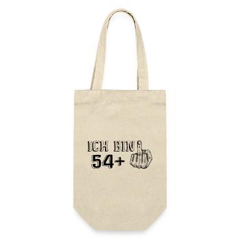 Drôle de cadeau d’anniversaire J’ai 54 ans Plus 1 - Sac à bouteille - nature - Devant