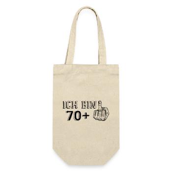Drôle de cadeau d’anniversaire J’ai 70 ans Plus 1 - Sac à bouteille - nature - Devant