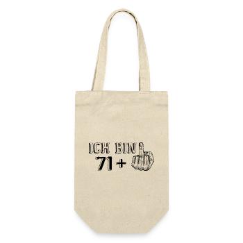 Drôle de cadeau d’anniversaire J’ai 71 ans Plus 1 - Sac à bouteille - nature - Devant