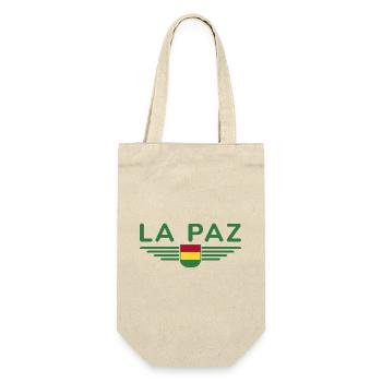 La Paz Bolivien Fans T-Shirt Design - Geschenkbeutel für Flaschen - Natur - Vorne
