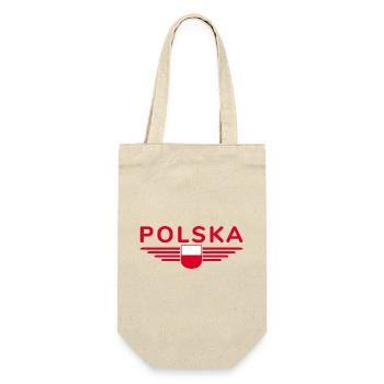I Love Poland, Elegance Style Design T-Shirt - Gift Bag for Bottles - nature - Front
