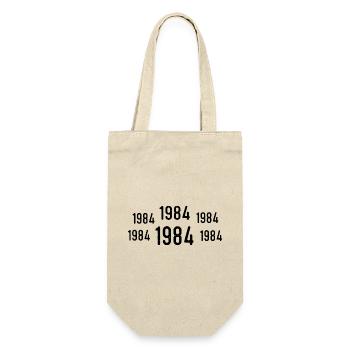 Rétro 1984 Anniversaire 1984 Cadeau Vintage 1984 - Sac à bouteille - nature - Devant