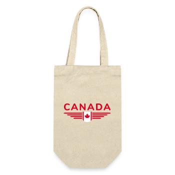 Canada T-Shirt Outfit Design, Nature & Freedom - Gift Bag for Bottles - nature - Front