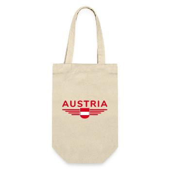 Austria Fan T-Shirt Outfit Design - Gift Bag for Bottles - nature - Front