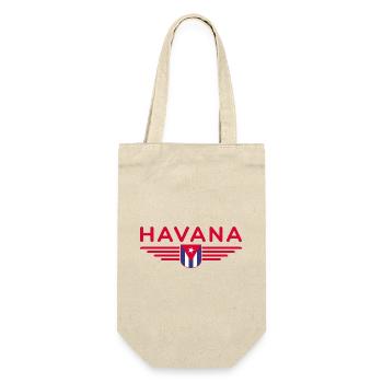 Style Havane – Parfait pour les fans - Sac à bouteille - nature - Devant
