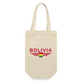 J’aime la Bolivie, T-shirt design de style élégance - Sac à bouteille - nature - Devant